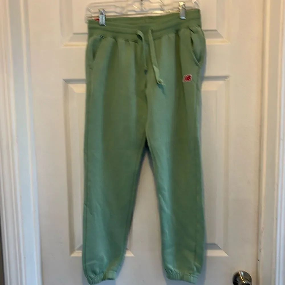 New Balance Girls' Sweatpants - Active Fleece Joggers size 14-16 mint green